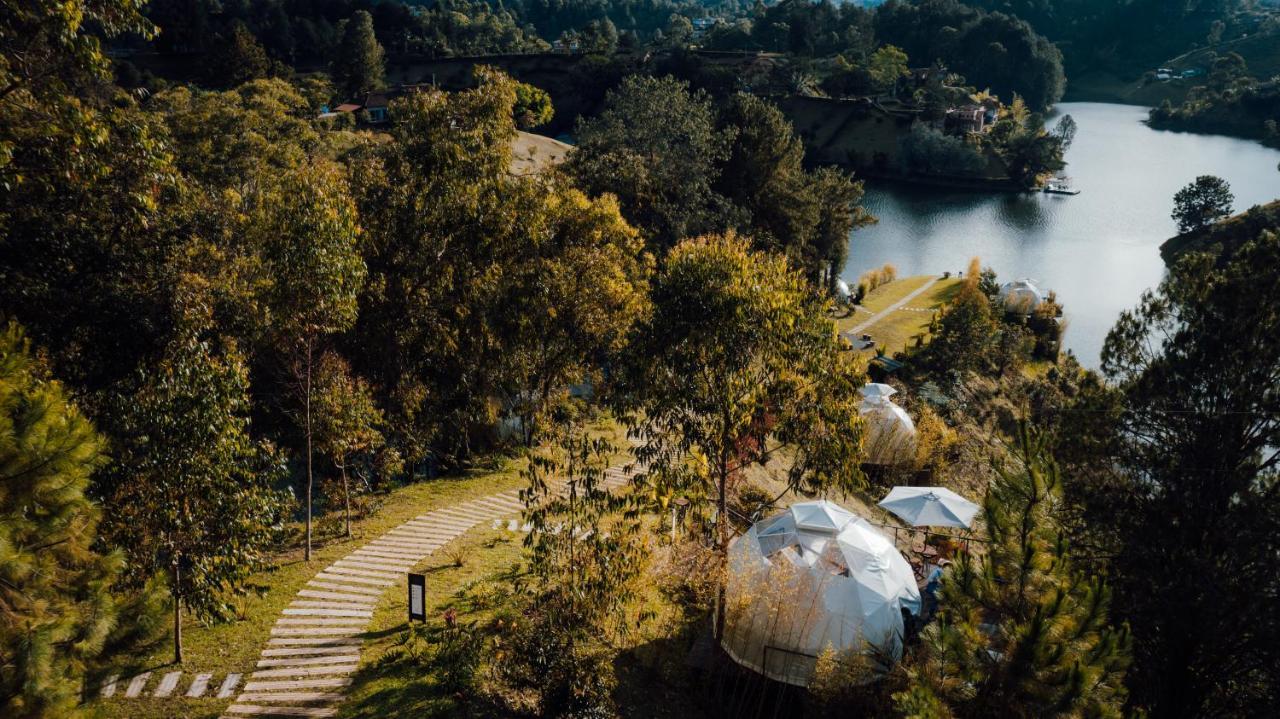 ホテル Domus Glamping Guatapé エクステリア 写真