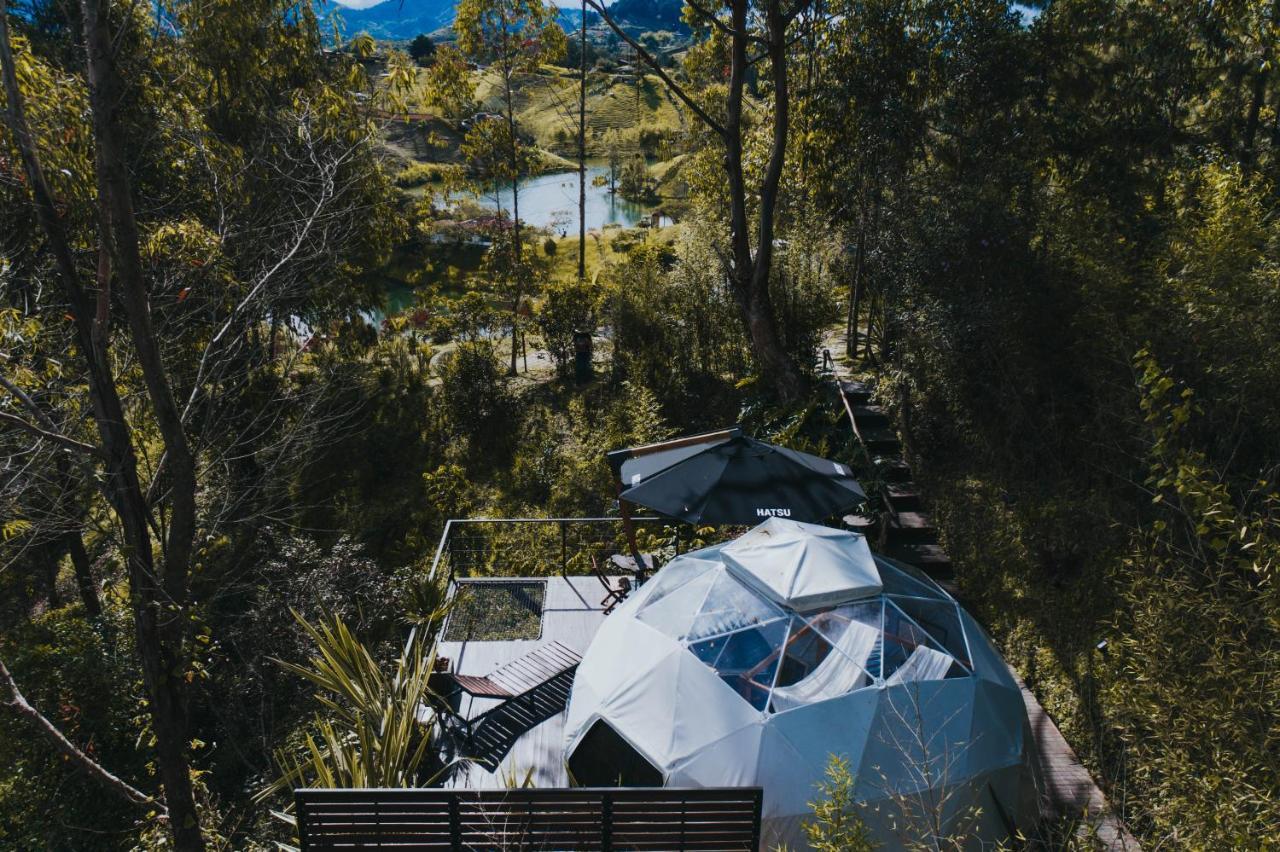 ホテル Domus Glamping Guatapé エクステリア 写真